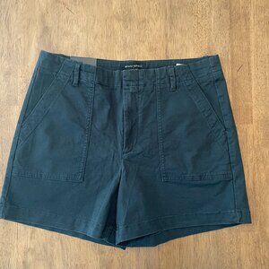 Banana Republic Factory Authentic Utility Chino Shorts, NWT, Black, Size 10